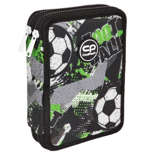 Forminis dviejų skyrių penalas su priedais CoolPack Jumper XL Let's Gol
