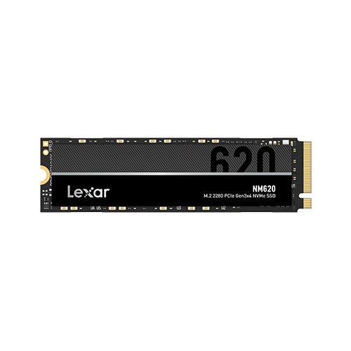 Lexar NM620 512GB SSD M.2 2280 PCIe Gen3x4 NVMe High Speed, up to 3500MB/s read, 2400MB/s write
