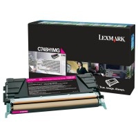 Lexmark HC (C748H1MG) Return, purpurinė kasetė