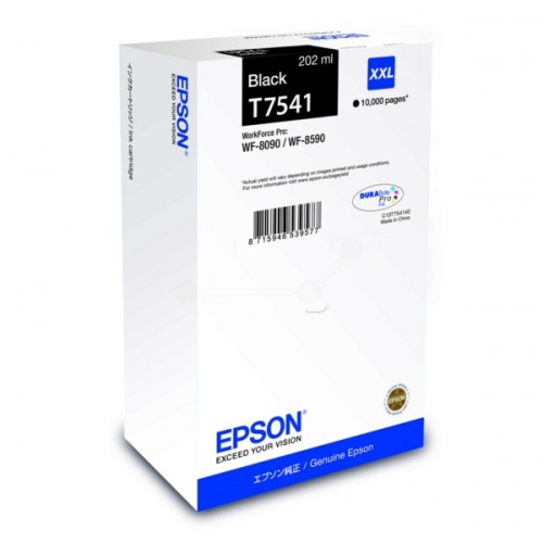 Epson T7541 XXL (C13T754140), juoda kasetė