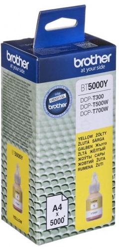 Brother BT5000Y Ink Refill Bottle, Yellow