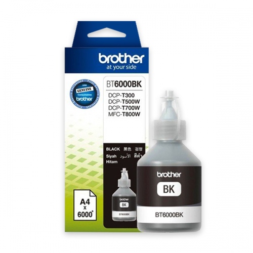 Brother BT6000BK Ink Refill Bottle, Black