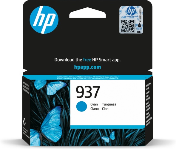 Чернильный картридж HP 937 (4S6W2NE), голубой