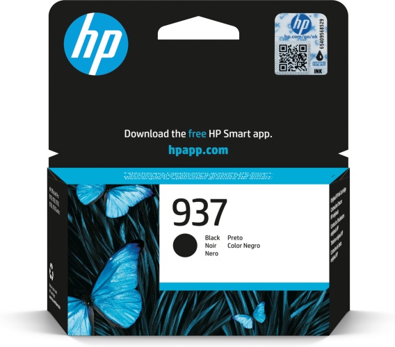 HP 937 (4S6W5NE) Ink Cartridge, Black