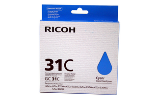 Ricoh Ink Cart. GC31C Cyan (405689)