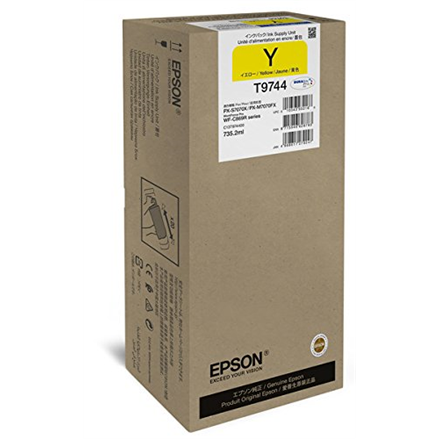 Чернильный картридж Epson T9744 XXL (C13T974400), желтый