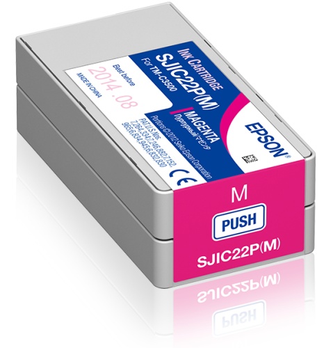 Epson SJIC22P(M) (C33S020603) Rašalinė kasetė, Purpurinė