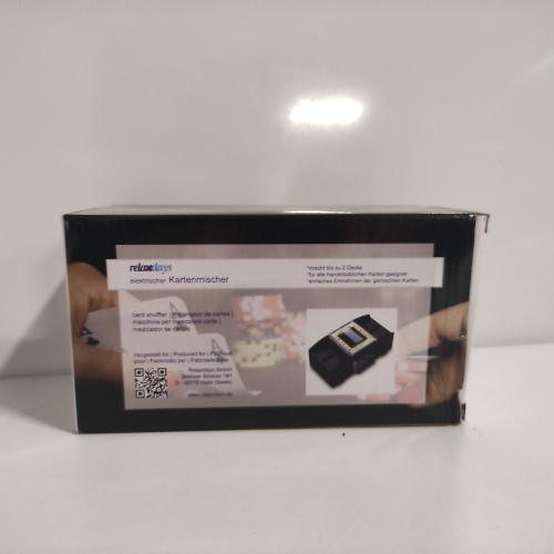 Ecost prekė po grąžinimo Relaxdays 10020520 Black Card Shuffler, 2 Decks, 3 Years to 99 Years, Batte