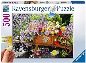 Ecost prekė po grąžinimo Ravensburger dėlionė 13685 - Gėlių kompozicija - 500 dalių dėlionė suaugusi
