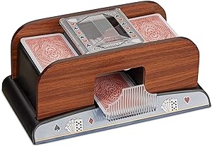 Ecost prekė po grąžinimo Relaxdays 10021343 card shuffler wood