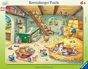 Ecost prekė po grąžinimo Ravensburger vaikų dėlionė 05092 - Ūkio gyventojai - rėmelio dėlionė vaikam