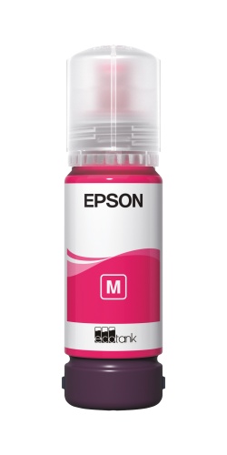 Бутылка для заправки чернил Epson 108 EcoTank (C13T09C34A), пурпурная