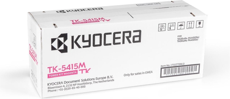 Kyocera TK-5415M (1T02Z7BNL0) Toner Cartridge, Magenta