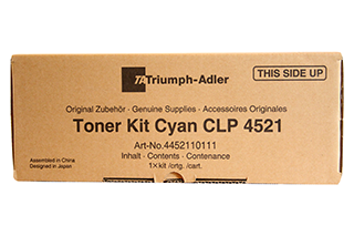 Triumph Adler Toner CLP 4521/ Utax Toner CLP 3521 Cyan (4452110111/ 4452110011)