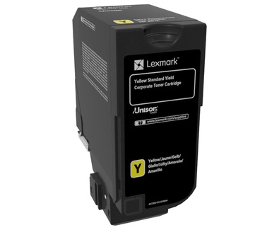 Lexmark 74C2SY0 Lazerinė kasetė, Geltona Lexmark 74C2SY0 Lazerinė kasetė, Geltona