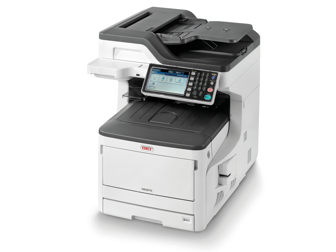 New laser printer, color, OKI MC873dn