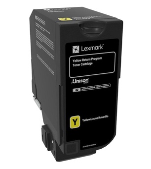 Lexmark 74C20Y0 Toner Cartridge, Yellow