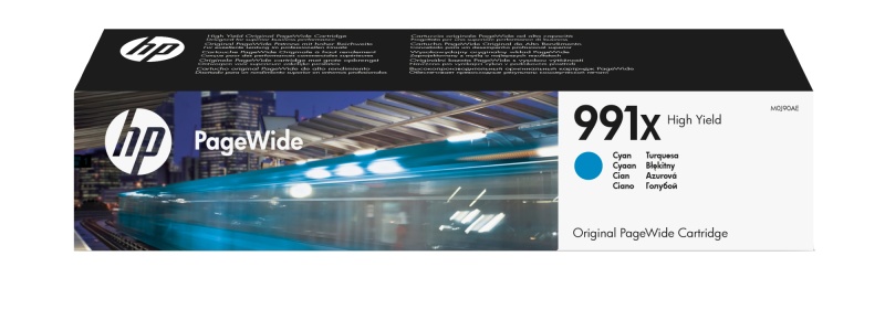 HP 991X High Yield (M0J90AE) Rašalinė kasetė, Žydra