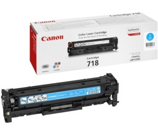 Canon CRG 718 (2661B002) Toner Cartridge, Cyan
