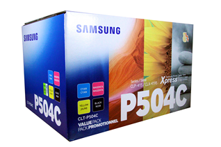 Samsung kasečių rinkinys Kit CLT-P504C (SU400A), juoda, žydra, purpurinė, geltona kasetė