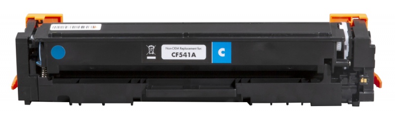 Совместимый картридж HP со Static-Control № 203A, голубой, 1,4 К (CF541A) /Canon CRG-054C Новый чип