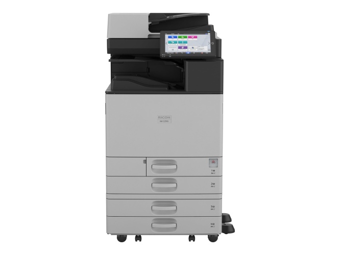 Принтер Ricoh IM C2510, лазерное МФУ, цветное A3, 25 стр/мин, 4800x1200 точек на дюйм, 220 листов, USB, локальная сеть