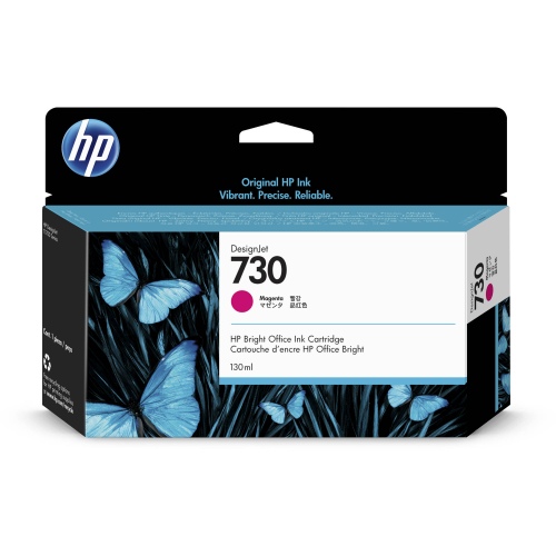 HP 730 130-ml Magenta DesignJet Ink Cartridge (P2V63A)
