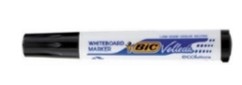 Bic Žymeklis baltai lentai Velleda 1701 1-5 mm, juodas, 1 vnt. 525824