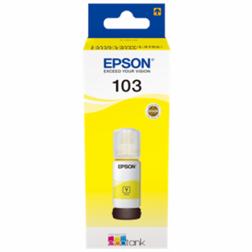 Epson 103 EcoTank (C13T00S44A) Ink Refill Bottle, Yellow