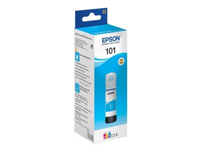Epson 101 EcoTank (C13T03V24A) Ink Refill Bottle, Cyan
