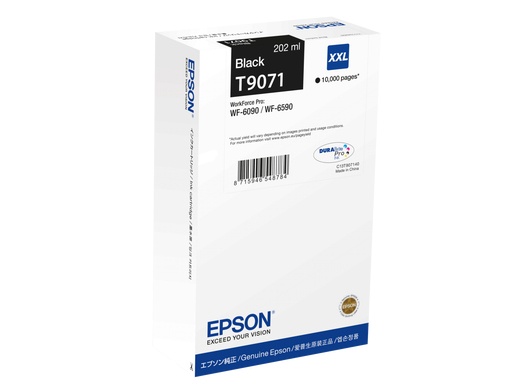 Epson T9071 XXL (C13T90714N) Ink Cartridge, Black
