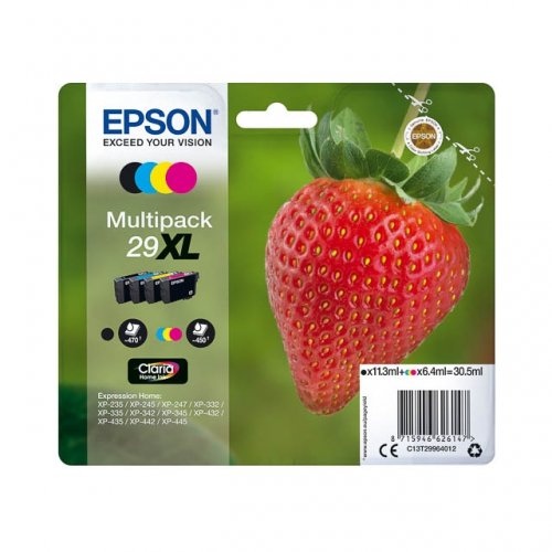 Многоцветная упаковка чернил Epson № 29XL (C13T29964012)