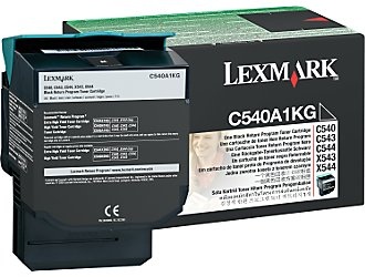 Lexmark (C540A1KG) Return, juoda kasetė