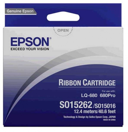 Epson Ribbon Black S015016 (C13S015262) (Ersatz für C13S015016)