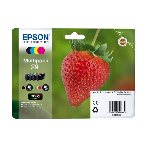 Epson Ink 4 Color Multipack No.29 (C13T29864012)