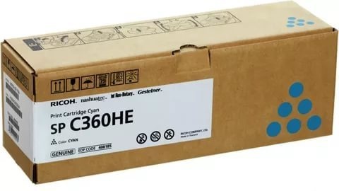 Ricoh toner cartridge cyan (408185, SPC360HE)