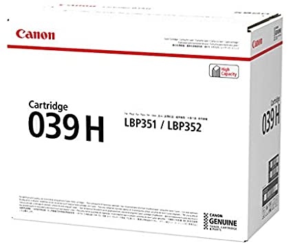 Canon CRG-039H (0288C002) Toner Cartridge, Black