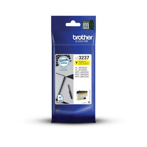 Brother LC3237 (LC3237Y) Ink Cartridge, Yellow