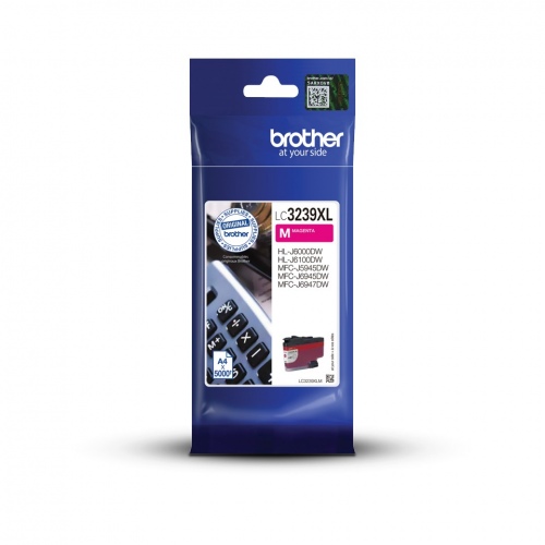 Brother LC3239XL (LC3239XLM) Ink Cartridge, Magenta