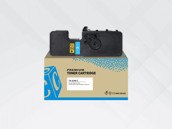 Compatible HYB Kyocera TK-5240C (1T02R7CNL0) Toner Cartridge, Cyan