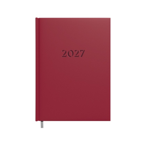 Darbo knyga-kalendorius 2027m. A5 bordo sp.