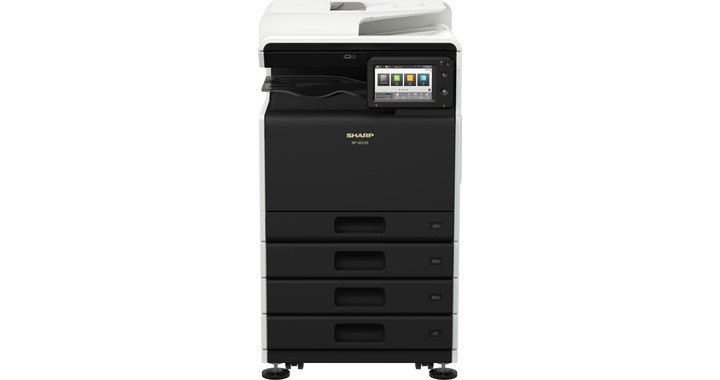 Цветной МФУ Sharp BP-30C25, лазерный принтер A3, 25 стр/мин, гигабитная локальная сеть, 128 Гбайт, твердотельный накопитель