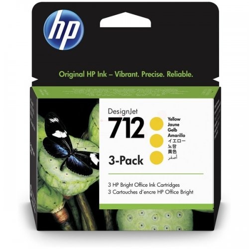HP Ink No.712 Yellow tri-pack (3ED79A)