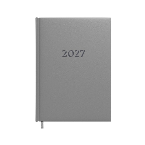 Darbo knyga-kalendorius 2027m. A5 pilka sp.