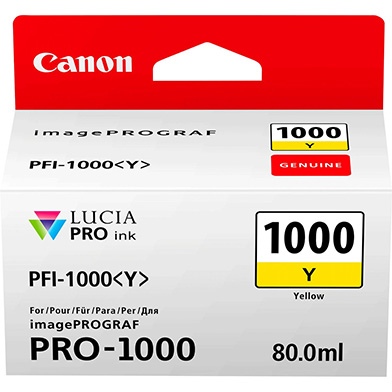 Canon PFI-1000Y (0549C001), Yellow
