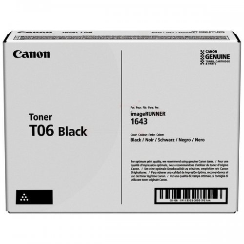 Canon T06 (3526C002) Toner Cartridge, Black (20500 pages)