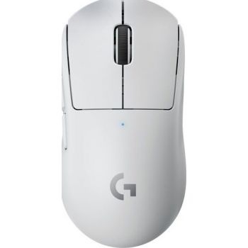 Logitech G PRO X SUPERLIGHT Belaidė žaidimų pelė, RF Wireless, 25600 DPI, Balta