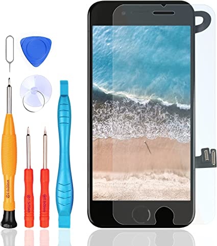 Ecost Prekė po grąžinimo LL TRADER ekranas, skirtas iPhone 7 su juodu pagrindiniu mygtuku, priekinės