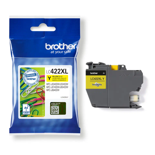 Brother LC422XL (LC422XLY) Ink Cartridge, Yellow