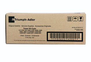 Triumph Adler Kit CDC 4726/ Utax CDC 1626 (4472610111/ 4472610011), žydra kasetė